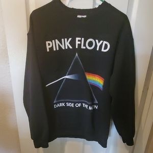 PINK FLOYD DISTRESSED SWEATER